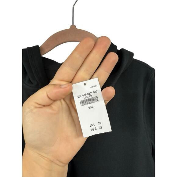 Abercrombie Kids Black Soft Half Zip Pullover Long Sleeve Active Top 9/10 New - Picture 4 of 7